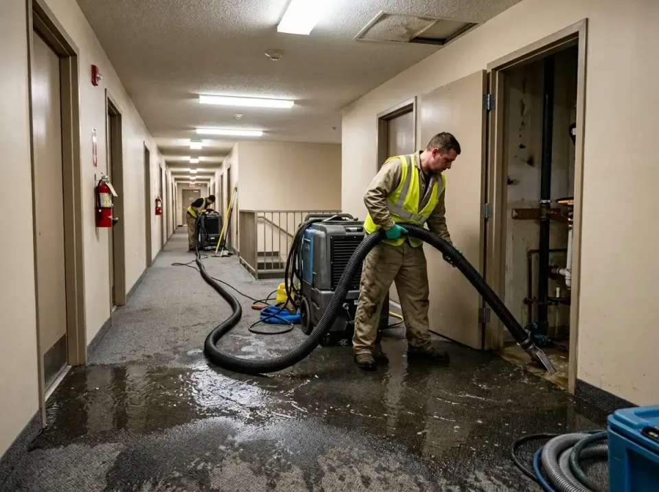 multi-unit-apartment-hallway-f-005 — frequently asked questions, Emergency Burst Pipe Water Extraction & Removal in Hamtramc…